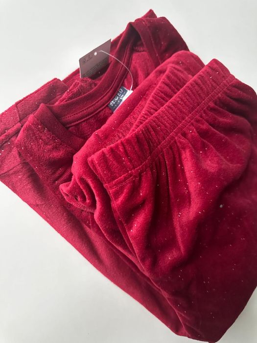 Piżama nowa bordowa