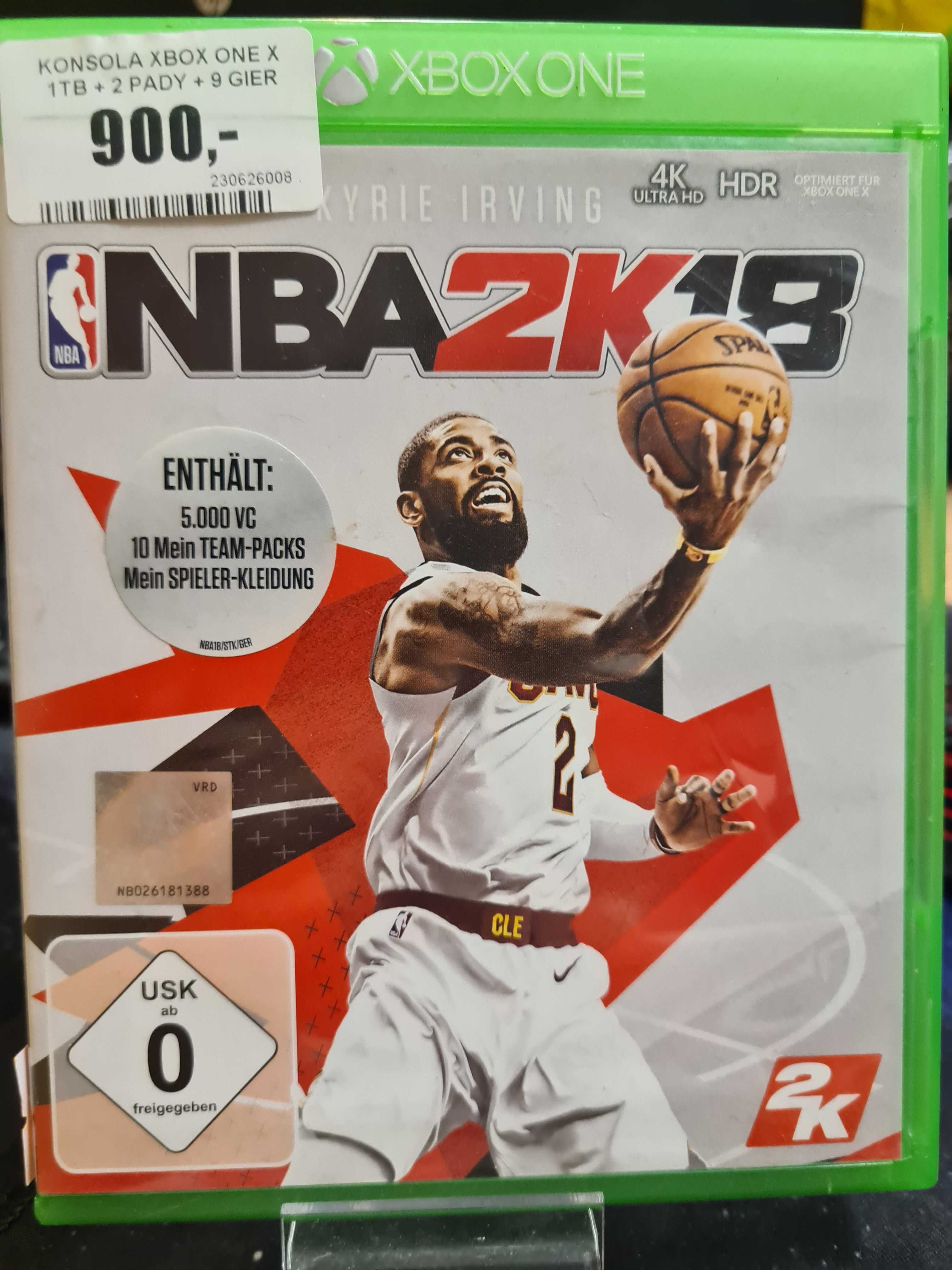 NBA 2K18 XBOX ONE, Sklep Wysyłka Wymiana