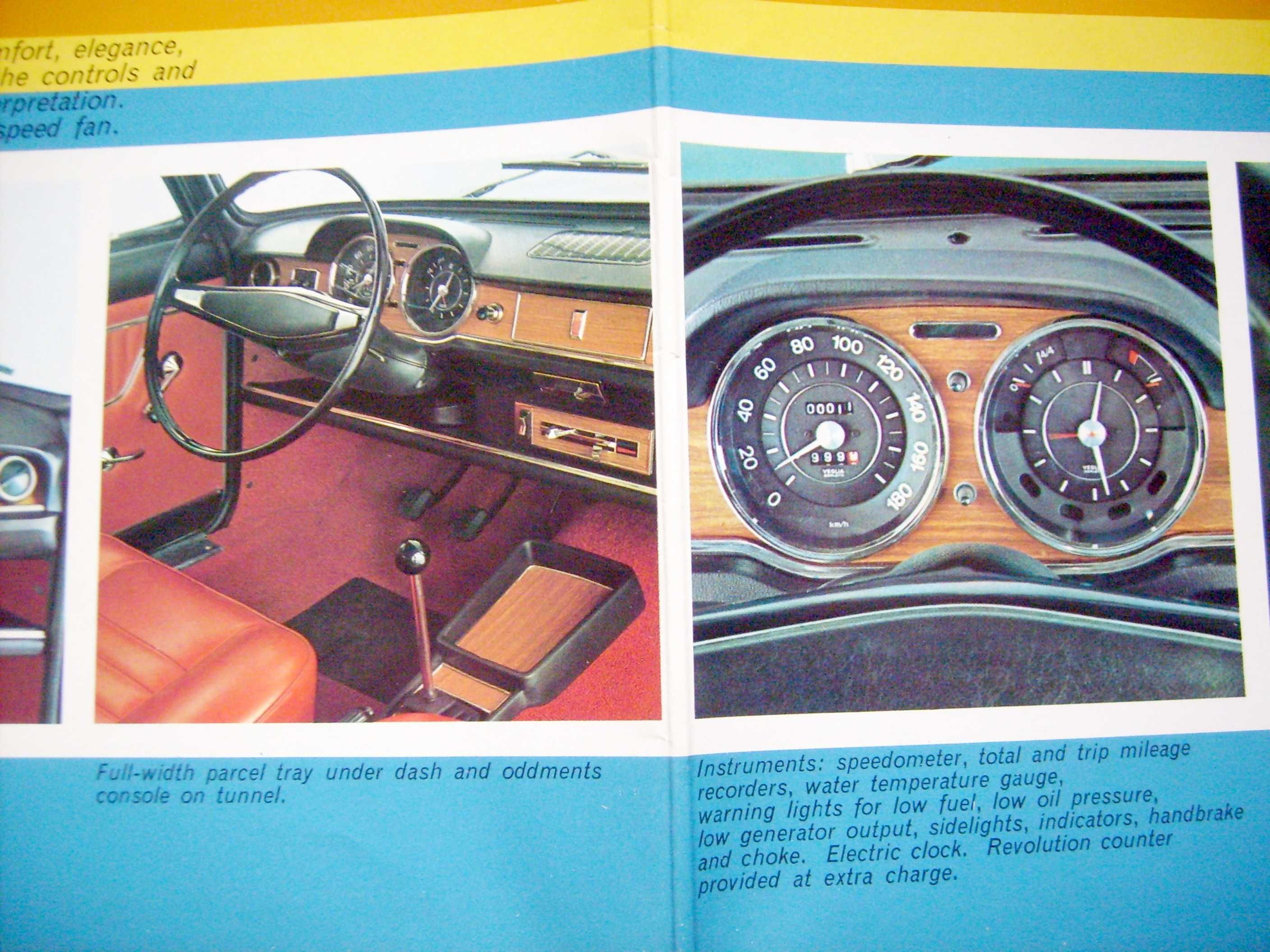 FIAT 125 - 1600 / prospekt rozkładany duży format, 24 str. Wyprzedaż