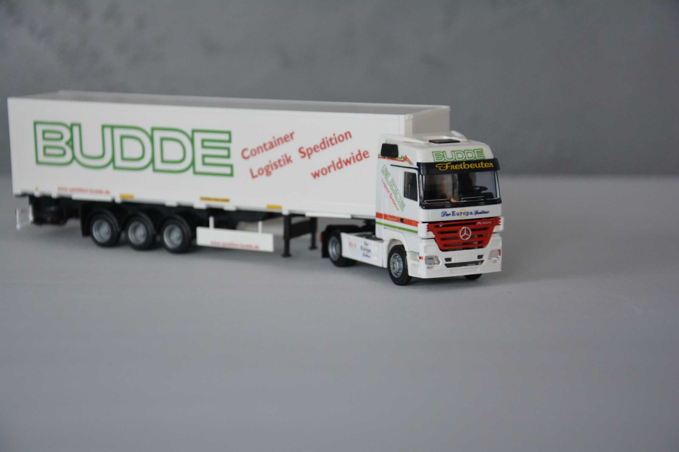 1:87 (H0) AWM 73115 - Mercedes-Benz Actros + kontener 40'ft - Budde