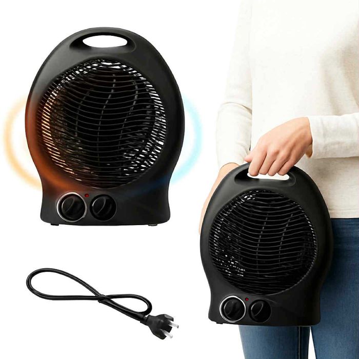 FARELKA GRZEJNIK Elektryczny 2000W 3 Poziomy z termostatem do biur dom