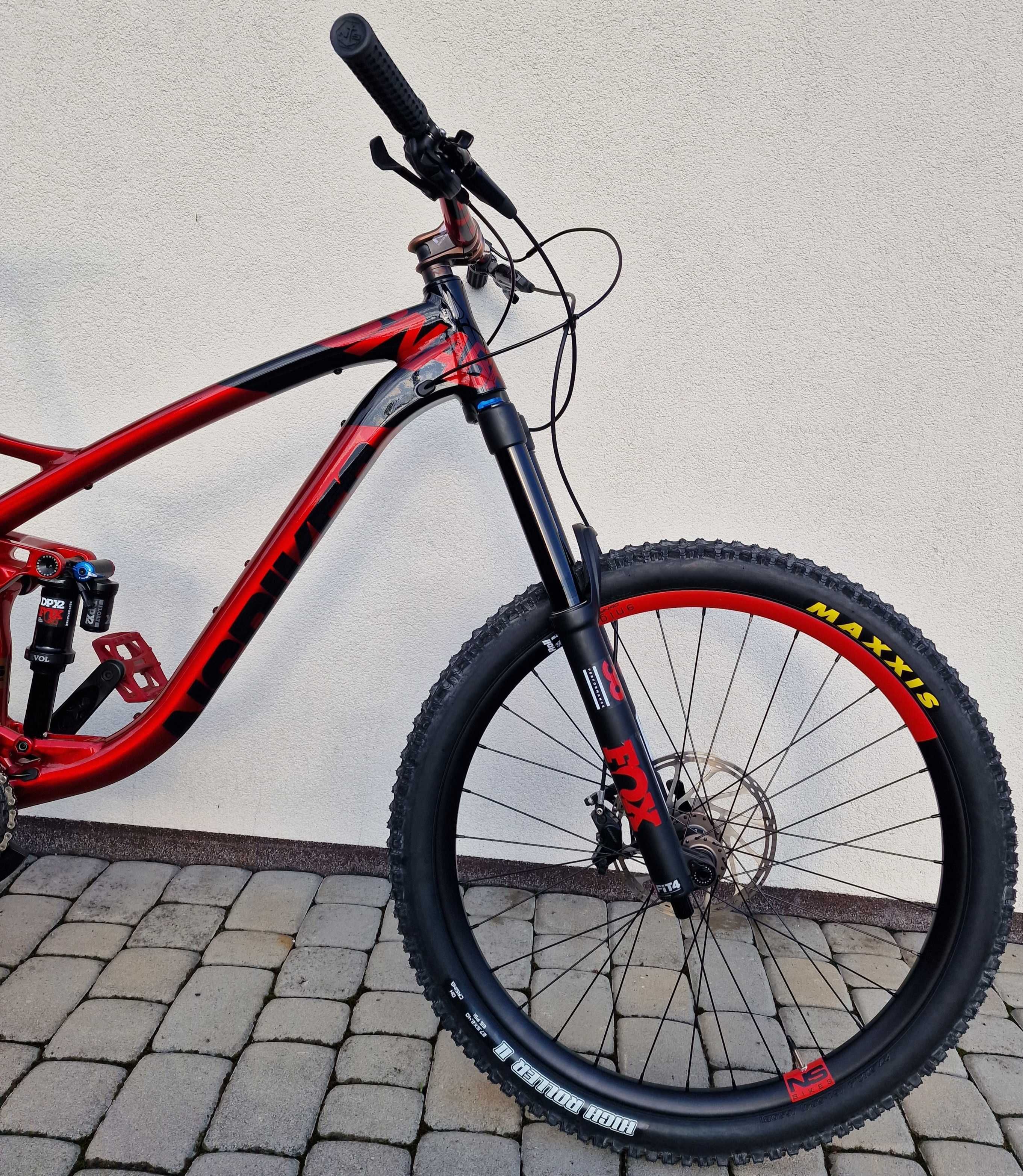 NS BIKES Snabb 160 1 27,5" Red Black 2018