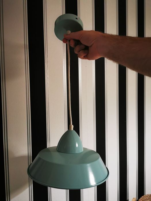 Lampa wisząca miętowa
