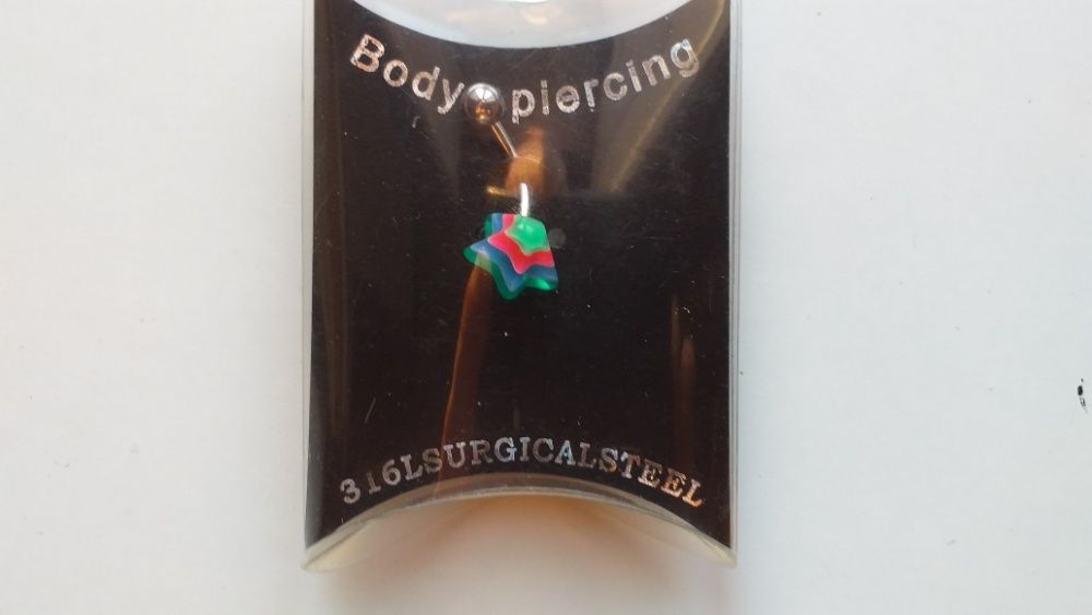 6 body piercings - novos - portes incluidos