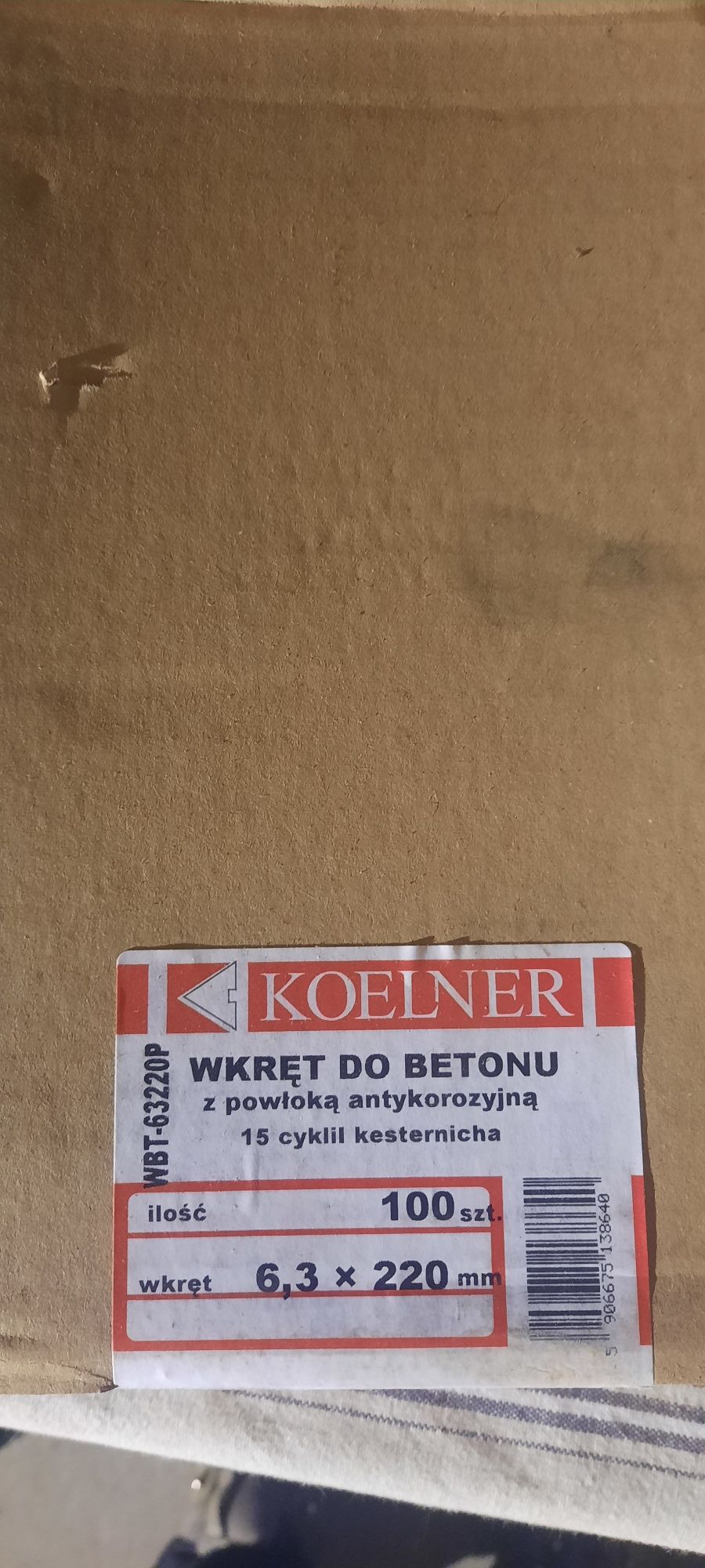 Wkręt koelner wbt-63220p-100szt