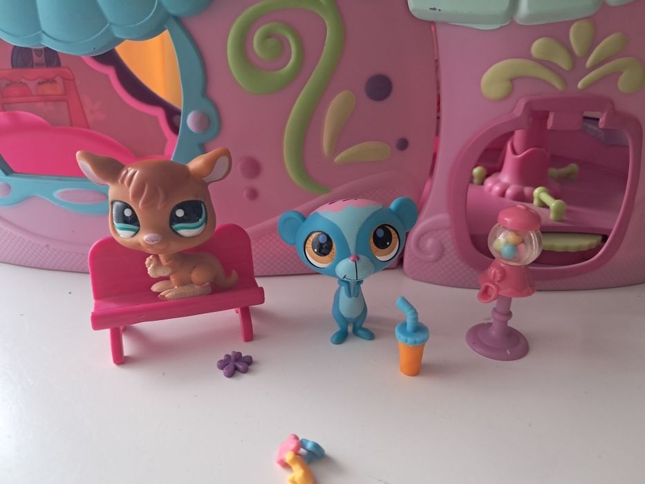 Domek siłownia Littlest Pet Shop lps zestaw