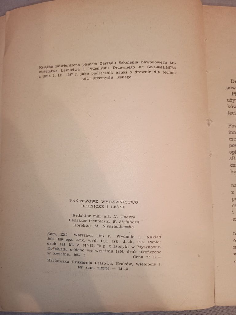 PRL. Nauka o drewnie T. Wojciechowski