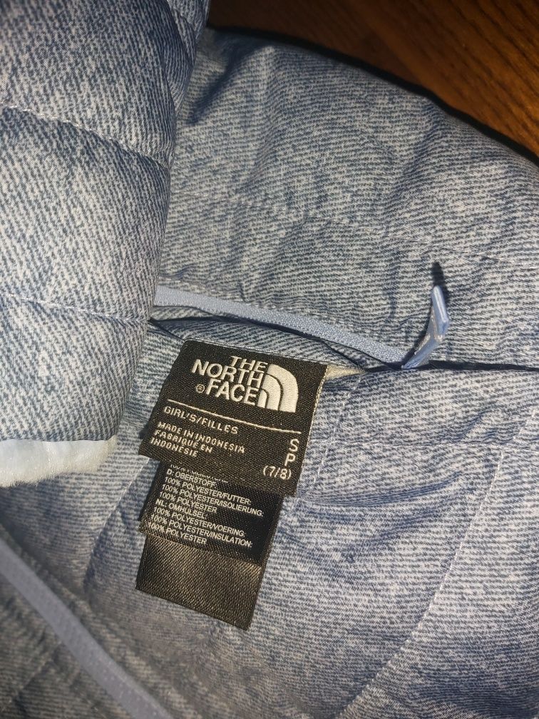 Kurtka dwustronna The North Face wiek 7-8 lat jak nowa