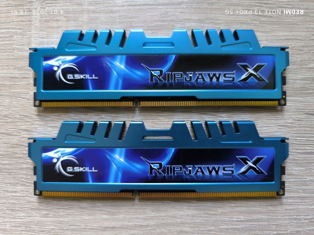 Pamięć RAM DDR3 16GB (2x8) 1600 CL9 G.Skill RipjawsX