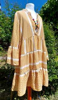 Only l sukienka rozkloszowana wzory aztec ink nowa