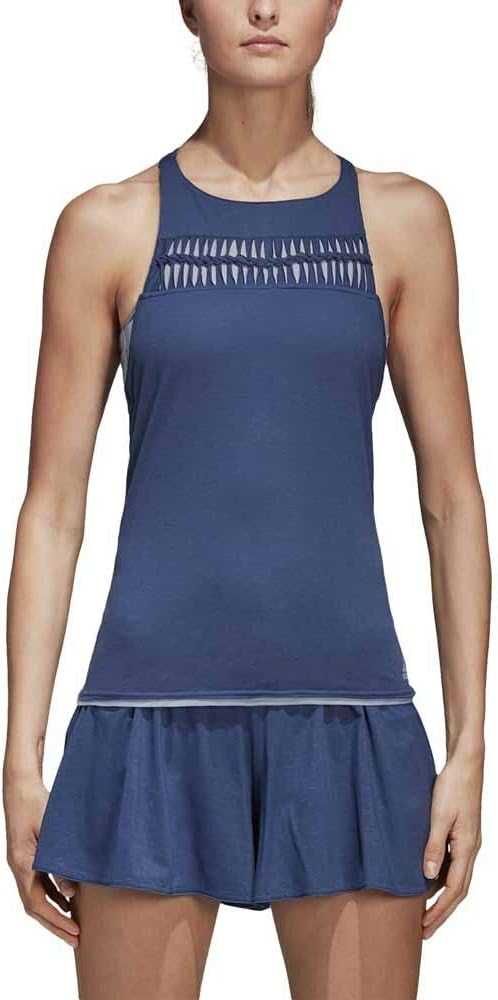 866 Damski Top Sportowy Adidas Fitness Tenis Wyjmowane Wkładki L/40