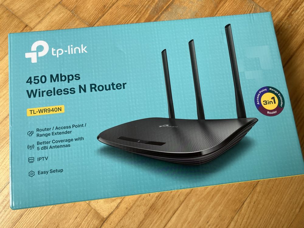 Router Tp-link 450 Mbps TL-WR940N w idealnym stanie