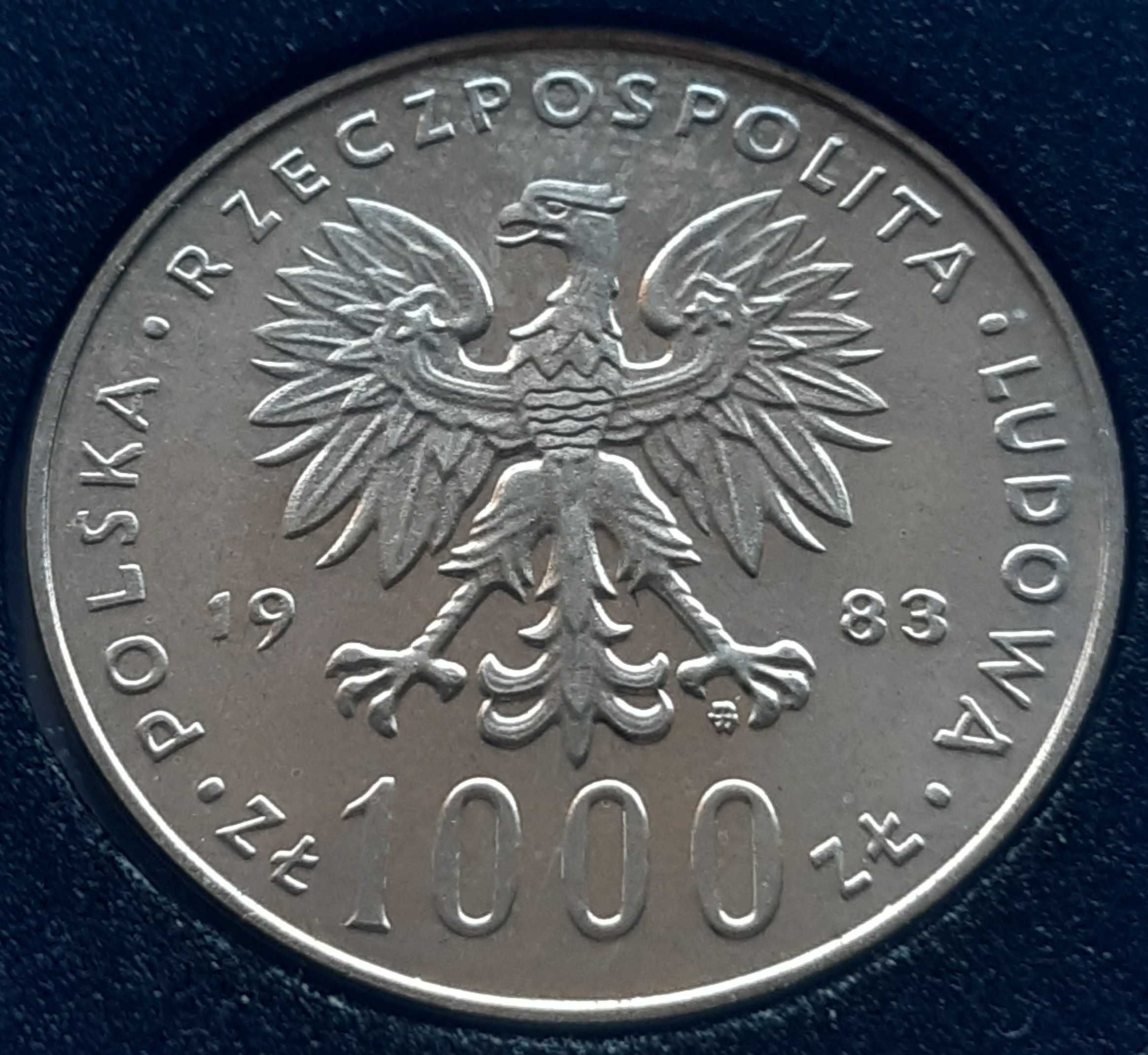 Moneta 1000 zł 1983 Jan Paweł II srebro