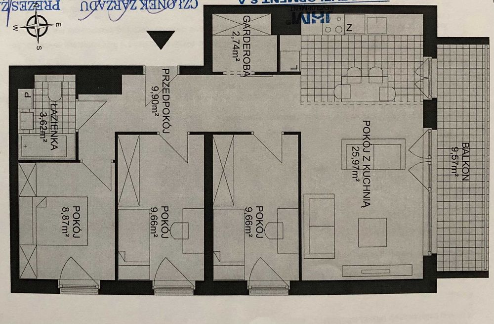 Sprzedam nowoczesne mieszkanie 70,42 m2. II piętro. Łowicz, Medyczna
