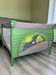 Великий дитячи манеж baby design play ир колір зелений