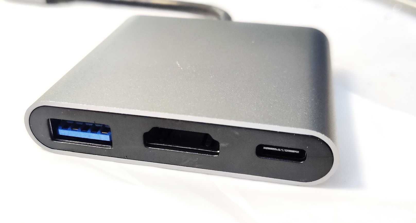 USB Type-C HUB адаптер USB3.0 HDMI Type-C PD переходник