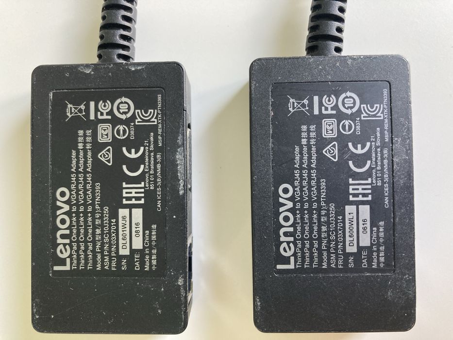 Adapter Lenovo OneLink+ do VGA i RJ-45