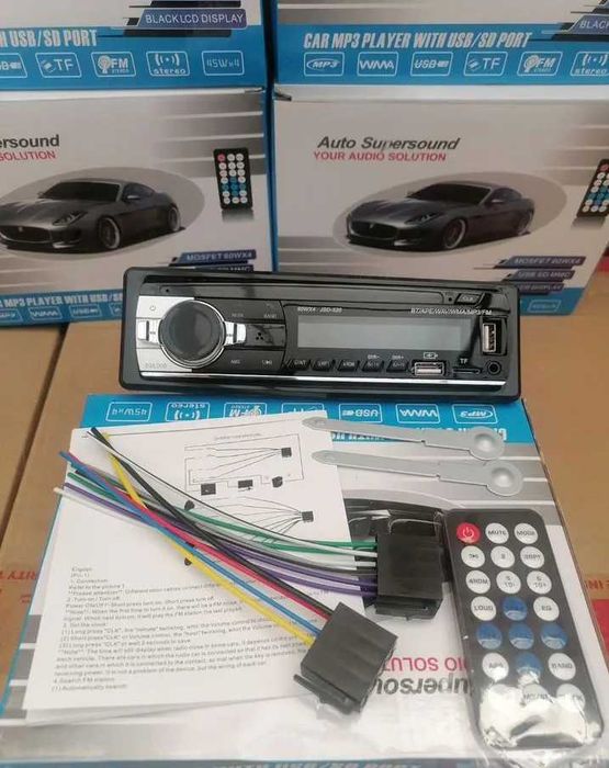 Автомагнитола bluetooth стандартный размер универсальная usb microsd