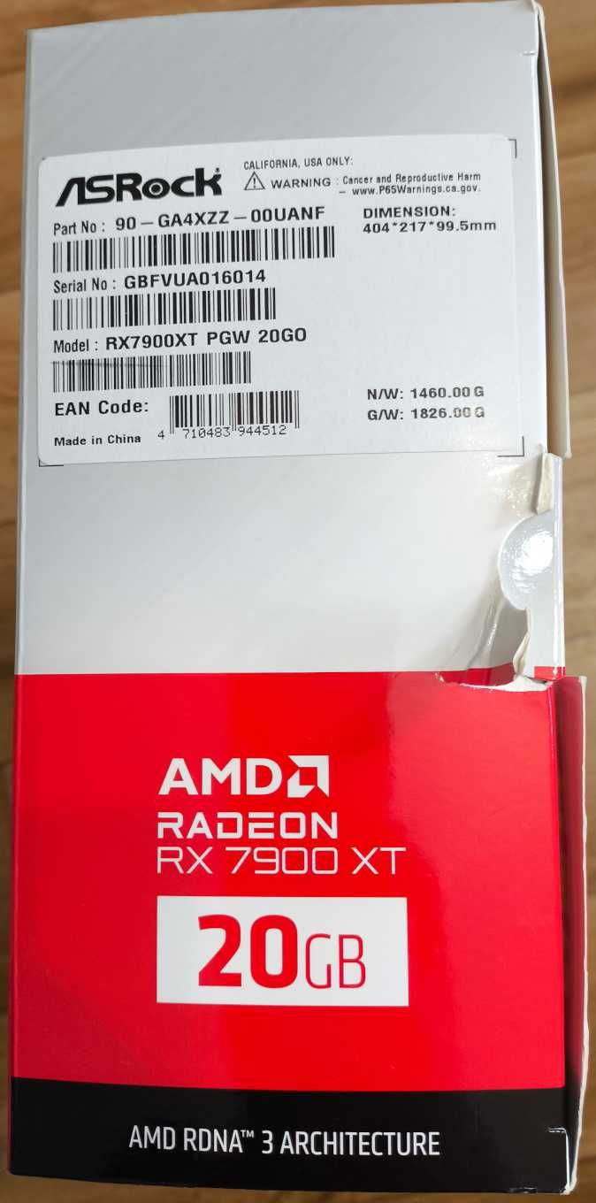 ASRock Radeon RX 7900XT 20 GB