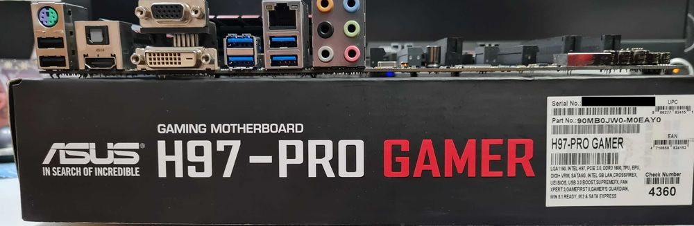 Bundle I7 4770, Asus H97- Pro Gamer, 8GB DDR3