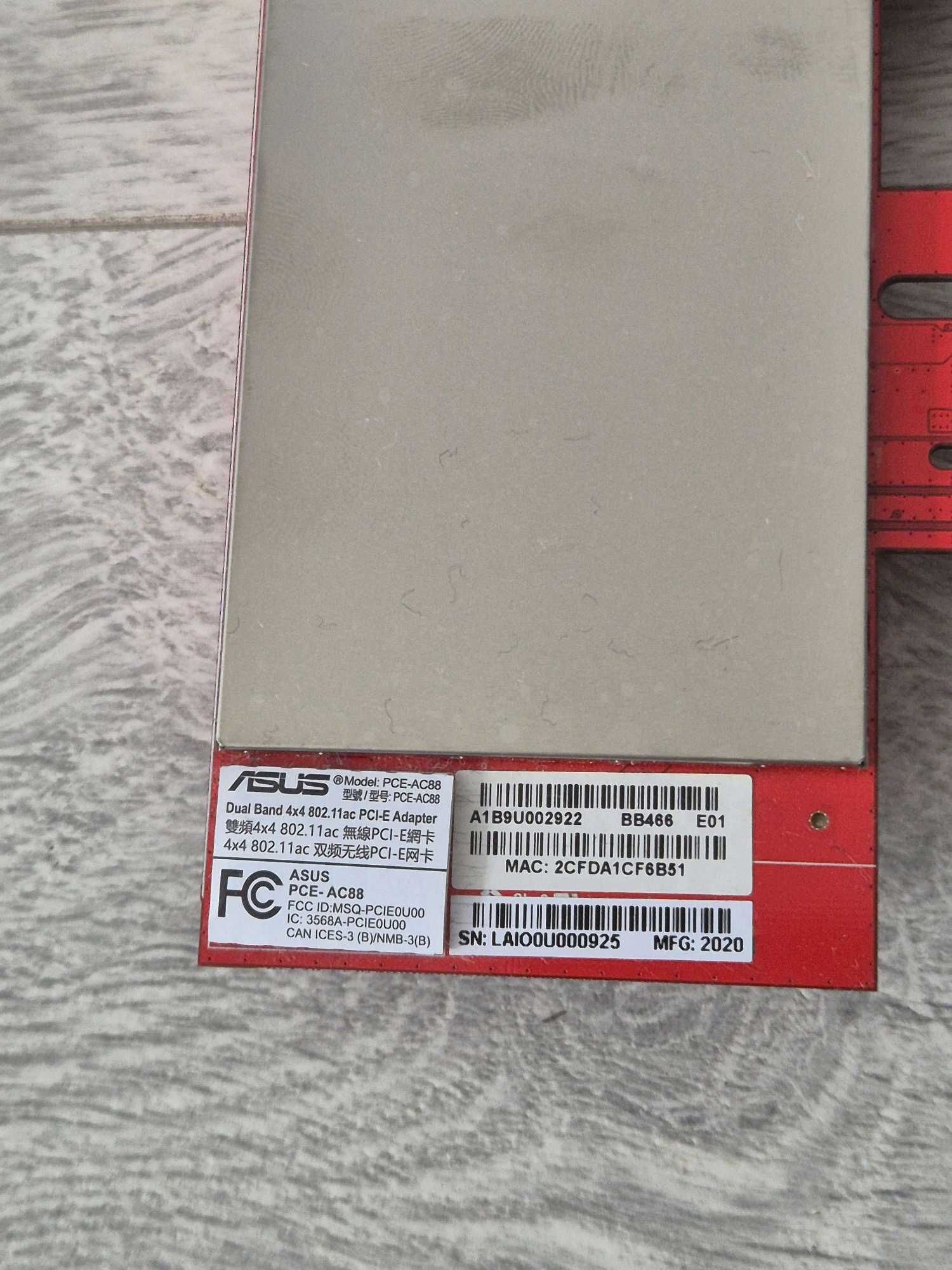 ТОП рівня Wi-Fi адаптер PCI-e > ASUS PCE-AC88 (5GHz\2.4GHz)