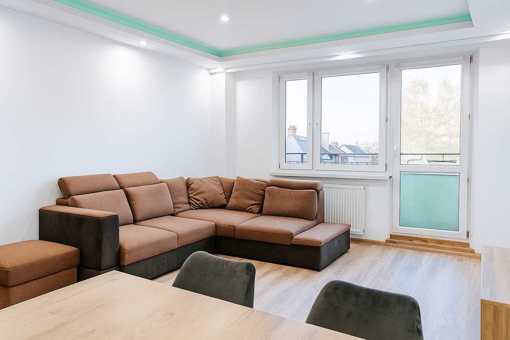 Wynajem - Mieszkanie 64 m² | 3 pokoje | 1 piętro | balkon + piwnica