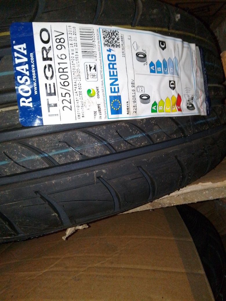 Резина Росава Rosava Itegro 225/60 R16 98V літня НОВА