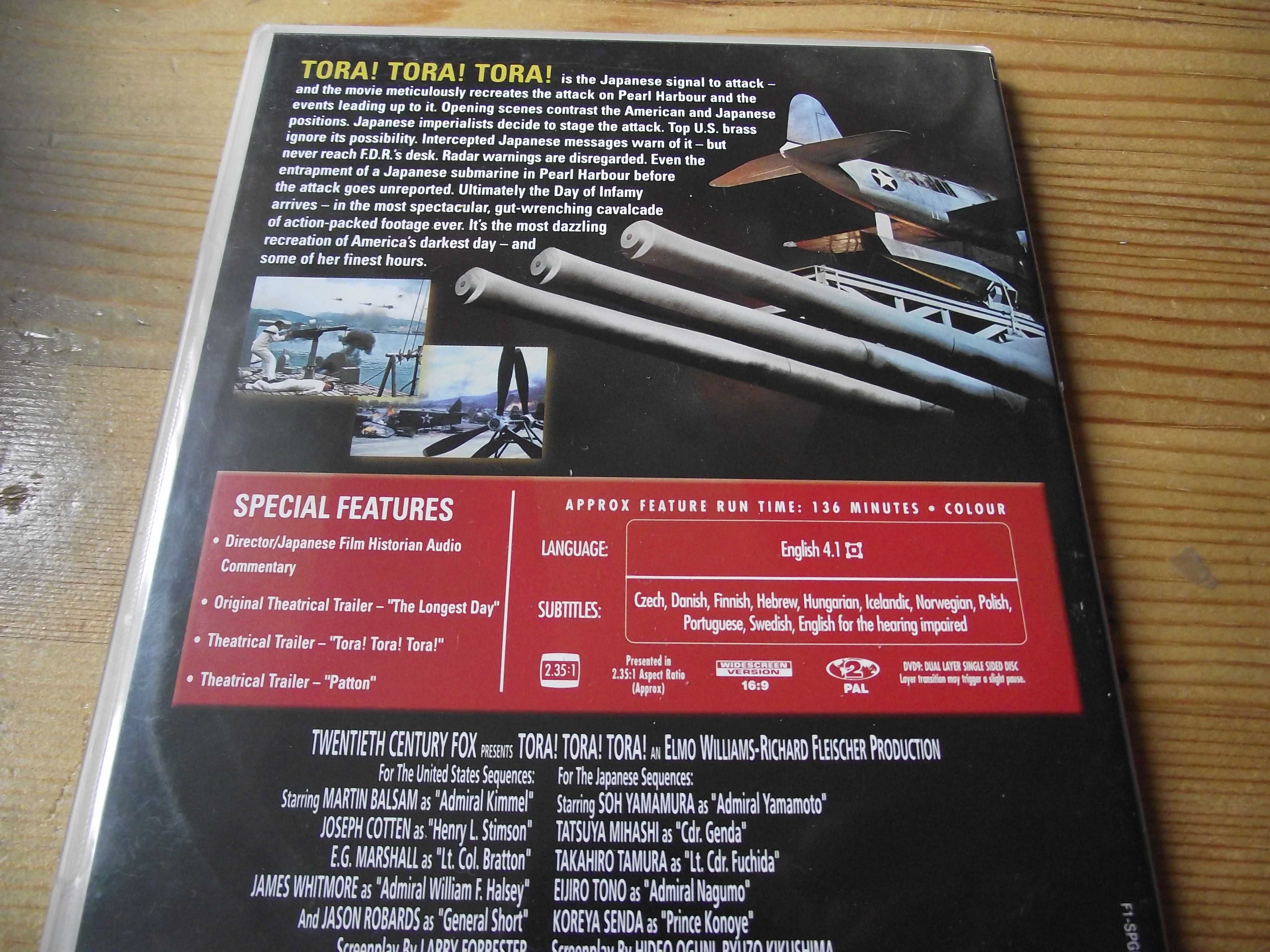Tora Tora Tora film unikat dvd