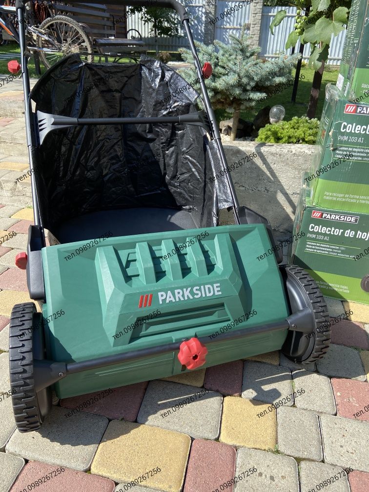 Підмітальна машина PARKSIDE®, збирач листя та газону Німеччина