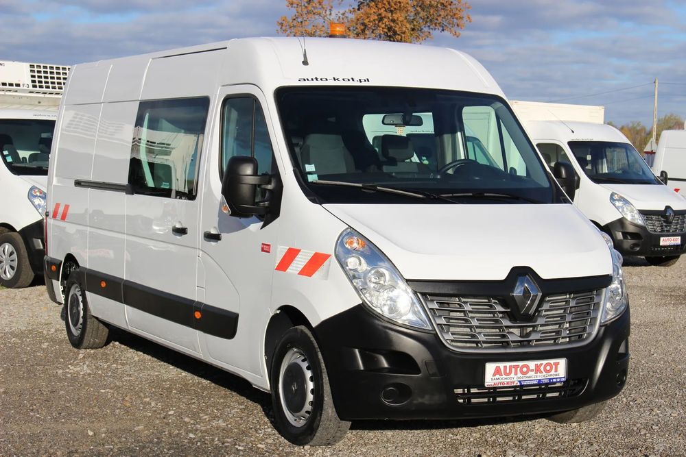 Renault MASTER *2.3 DCI 130 KM/BRYGADÓWKA-7 OS*/L3H2/ KLIMA/ MAXI  /*SERWIS*/ STAN IDEALNY /  / NIEEKSPLOATOWANY po Polskich Drogach / auto kot.pl