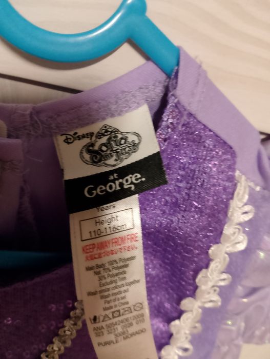 Sukienka Disney Księżniczka Zosia