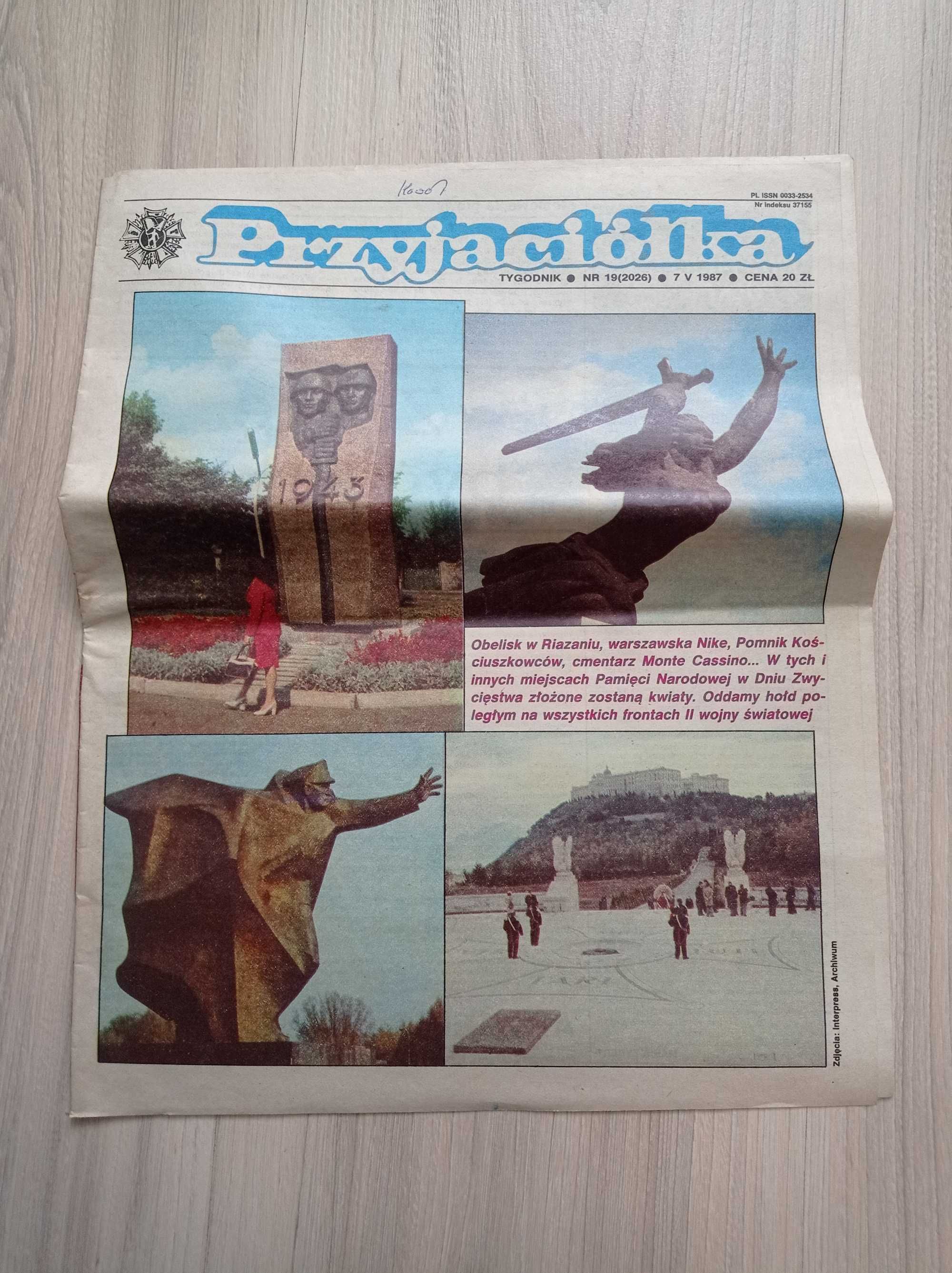 Przyjaciółka tygodnik, nr 19, 7 maja 1987