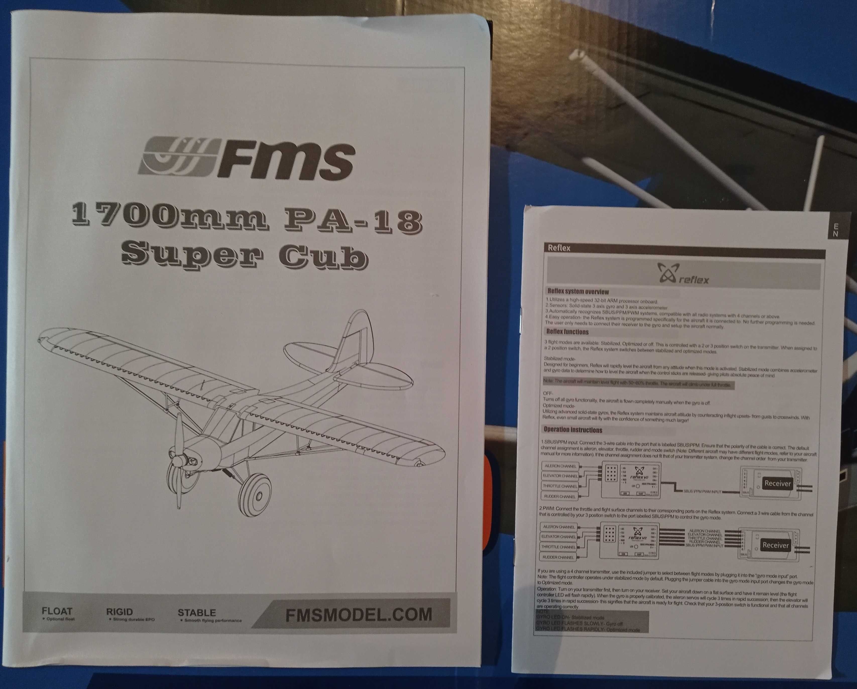 PA-18 J3 Piper Super Cub 1.7M z Reflex Gyro PNP