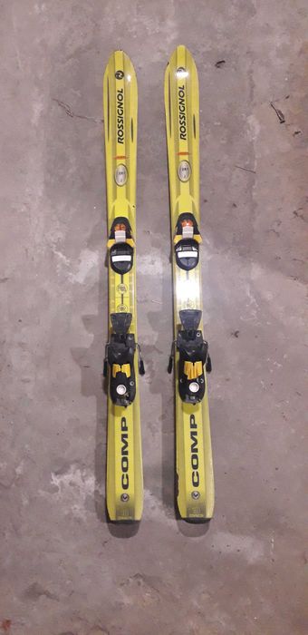Narty dziecięce Rossignol Comp J - 120 cm z wiązaniami Salomon