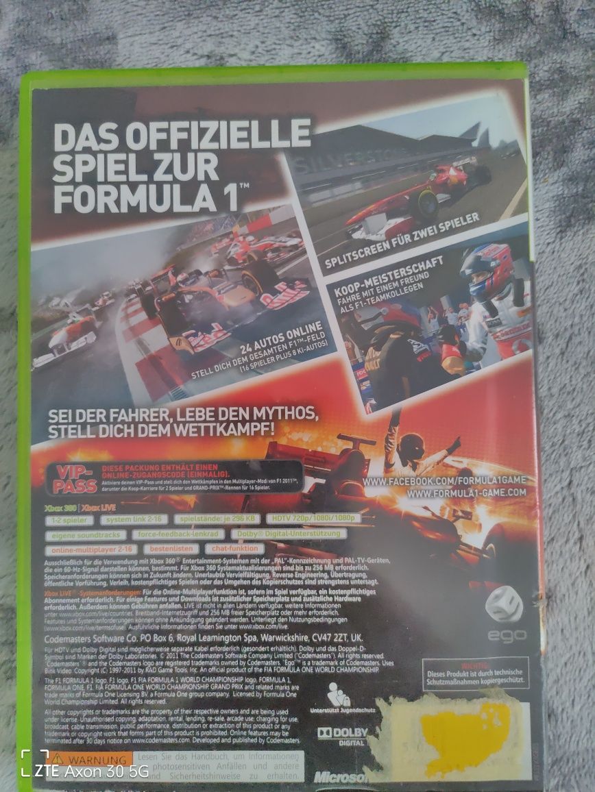F1 2011 Xbox 360