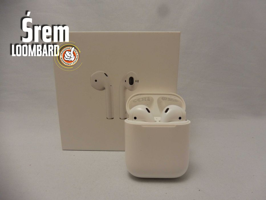 Słuchawki Apple AirPods A2032, Kartonik, Stan db!