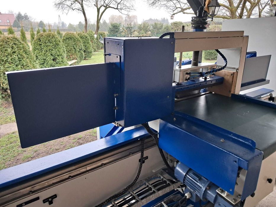 Linia do łączenia drewna GOMA KZ6 + prasa 6m, mikrowczepy