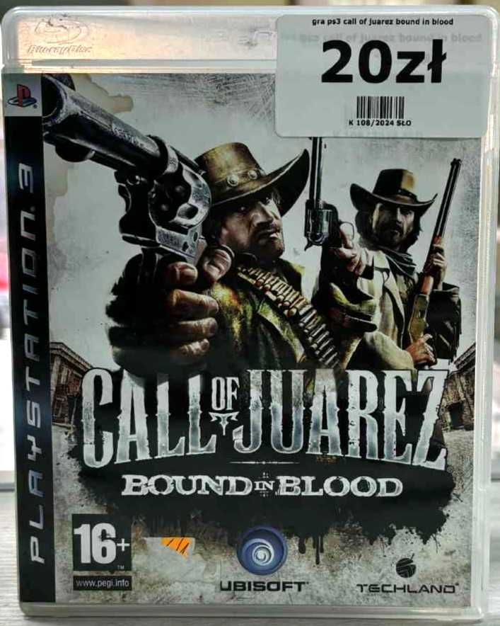 Ps3 Call of Juarez; Bound in Blood