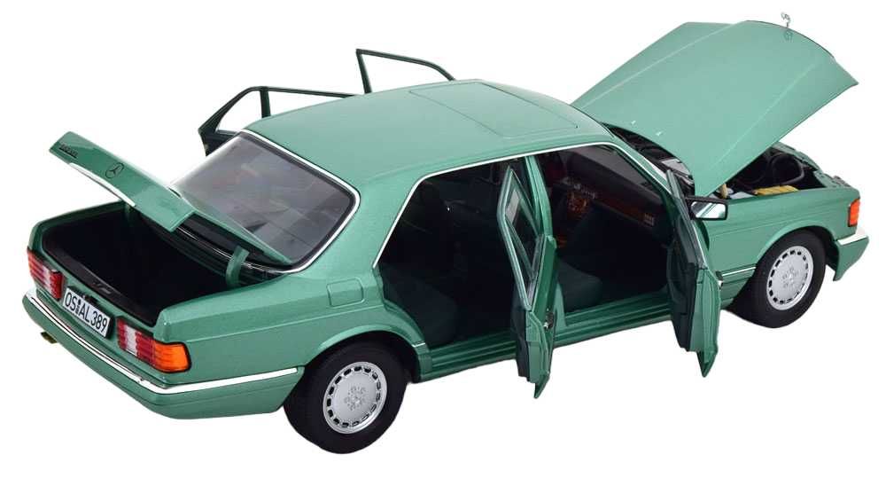 1/18 Meredes Benz 560SEL W126 S Class 1991 light green Norev 183469