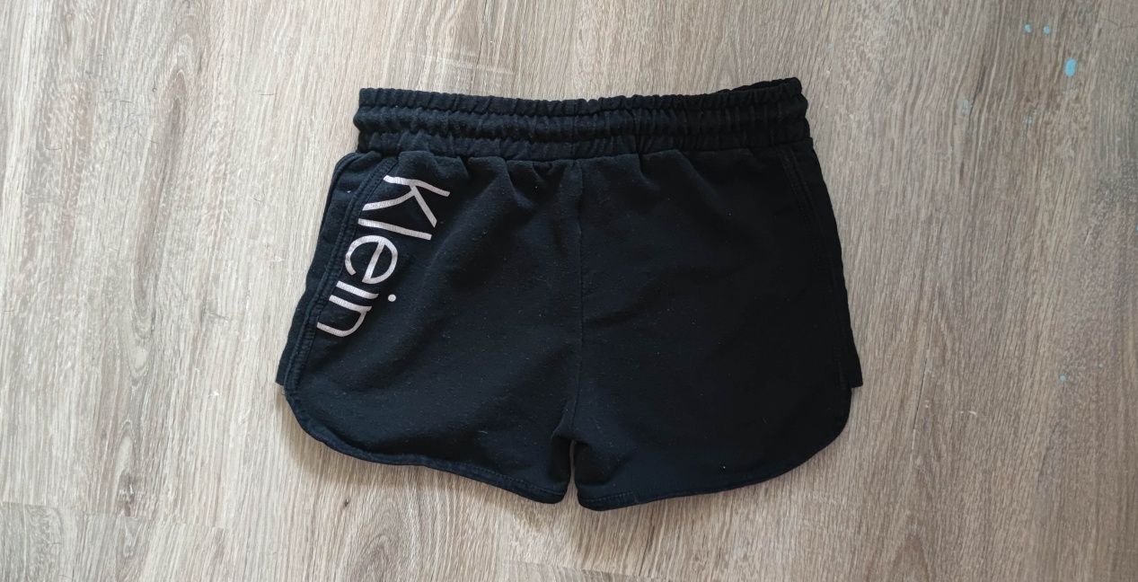 Spodenki dresowe szorty damskie czarne Calvin Klein r. M/L
