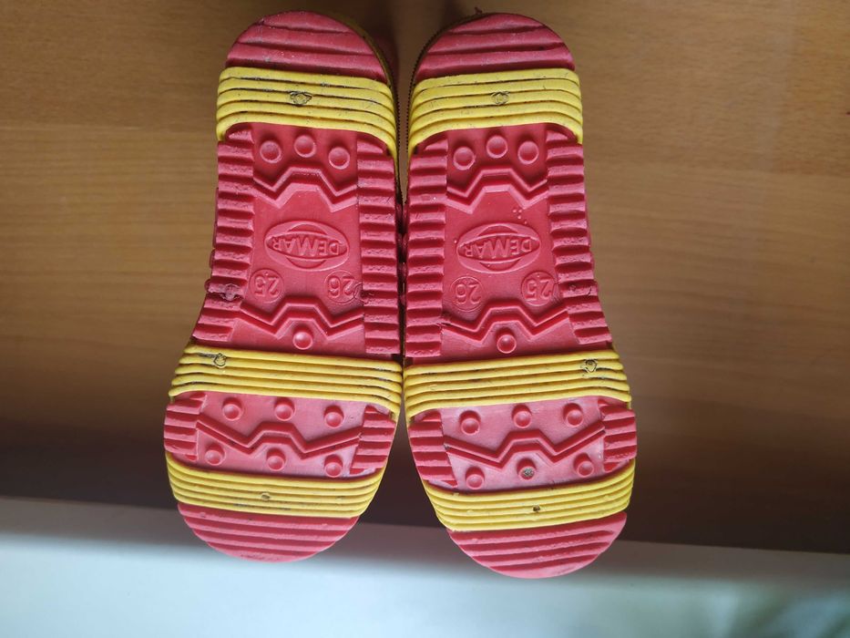 Czerwone kalosze DEMAR rozmiar 25 / 26