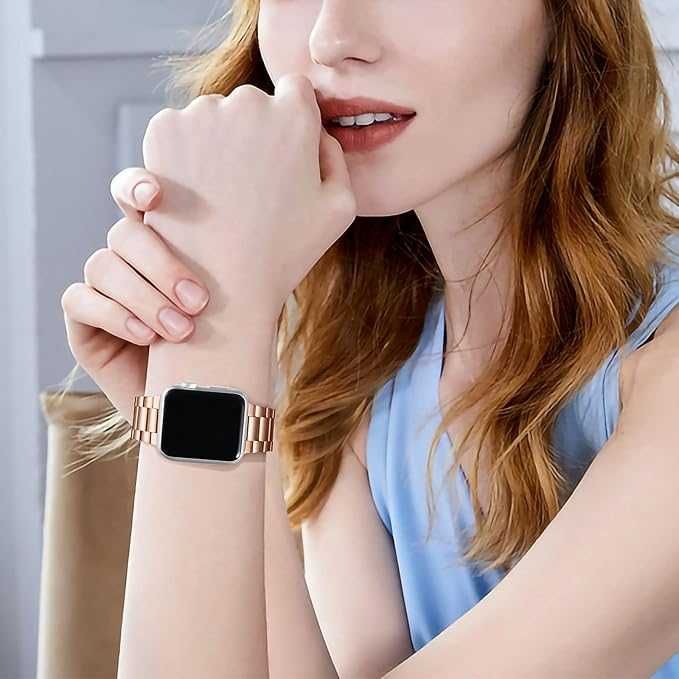 Metalowy Pasek Bransoleta Apple Watch 49mm 45mm 44mm 42mm 41mm 40mm 38