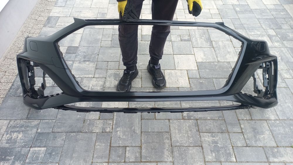 Audi a4 b9 lift zderzak przod przedni czarny ly9t