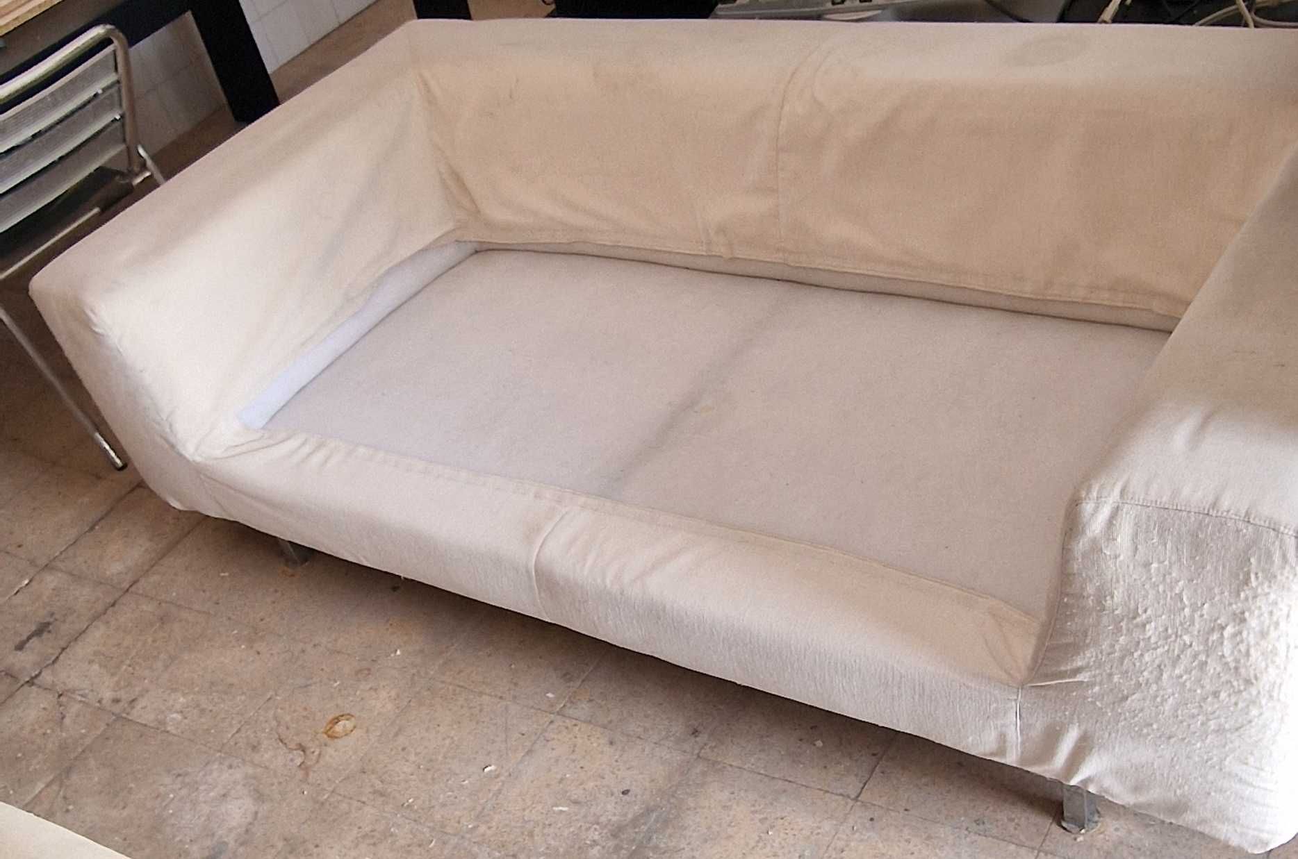 Sofá branco 2 lugares