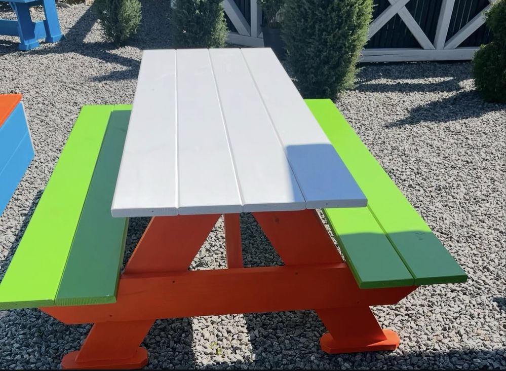 Детский столик, Столик дитячий, лавки, пісочниця