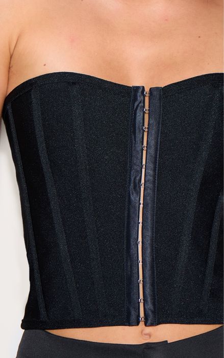 Корсет чорний prettylitlthing
