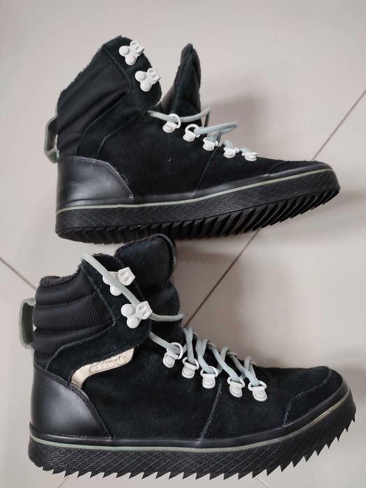 Adidas botki Honey Hill buty  ocieplane  skóra   roz37 1/3