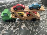 Drewniana lawets samochodziki montessori