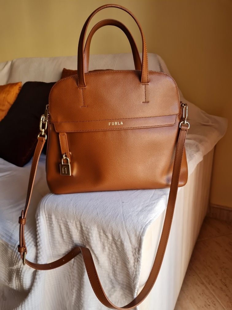 Mala Furla Piper Camel