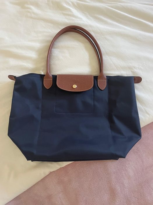 Mala Longchamp Le Pliage – Azul Marinho (Nova) Tamanho M